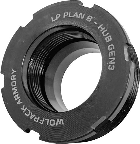 WOLFPACK ARMORY HUB ADAPTER LOW PROFILE PLAN B NITRIDE