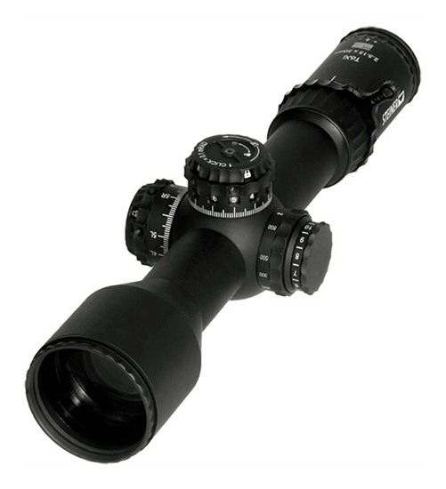 Steiner 5117 T6 Xi Black 2.5-15x 50mm 34mm Tube Illuminated SCR Mil Reticle view 2