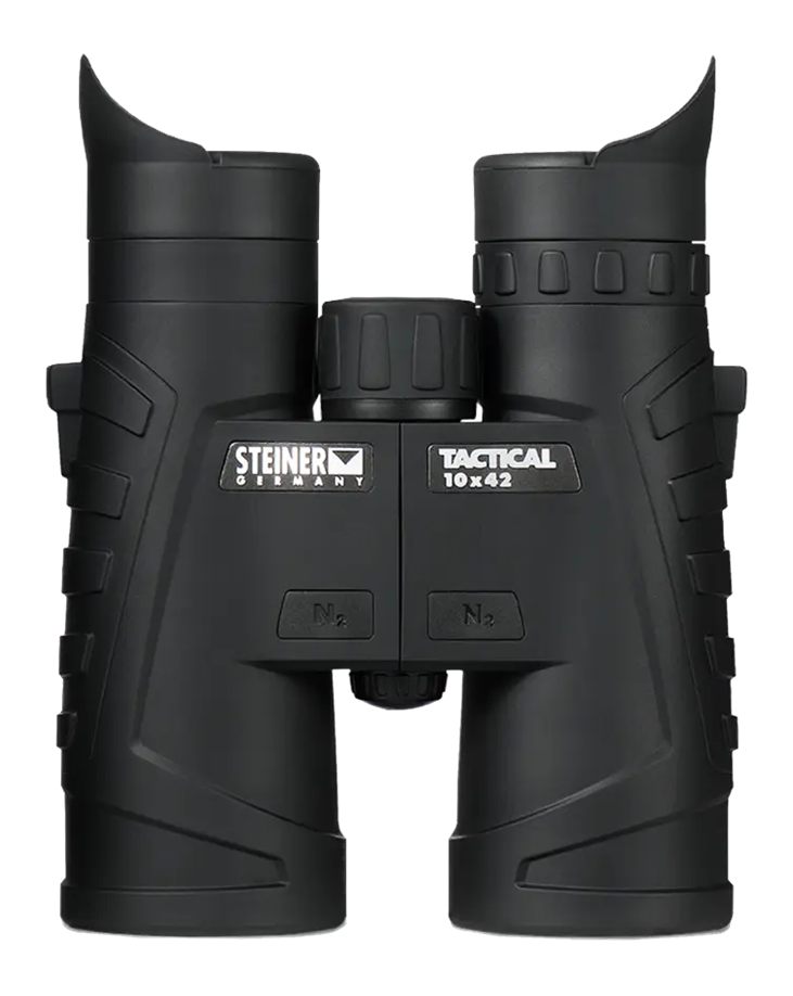 Steiner 2005 T1042 Tactical 10x42mm Roof Prism, Fast-Close Focus, Black Mak