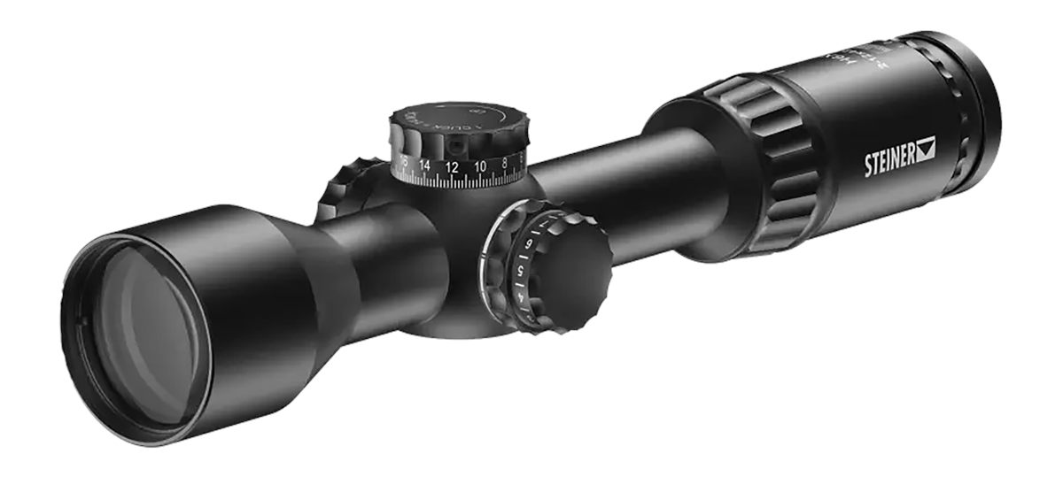 Steiner 8680 HX6 Black 2-12x42mm, 30mm Tube Illuminated MHR (RFP) Reticle