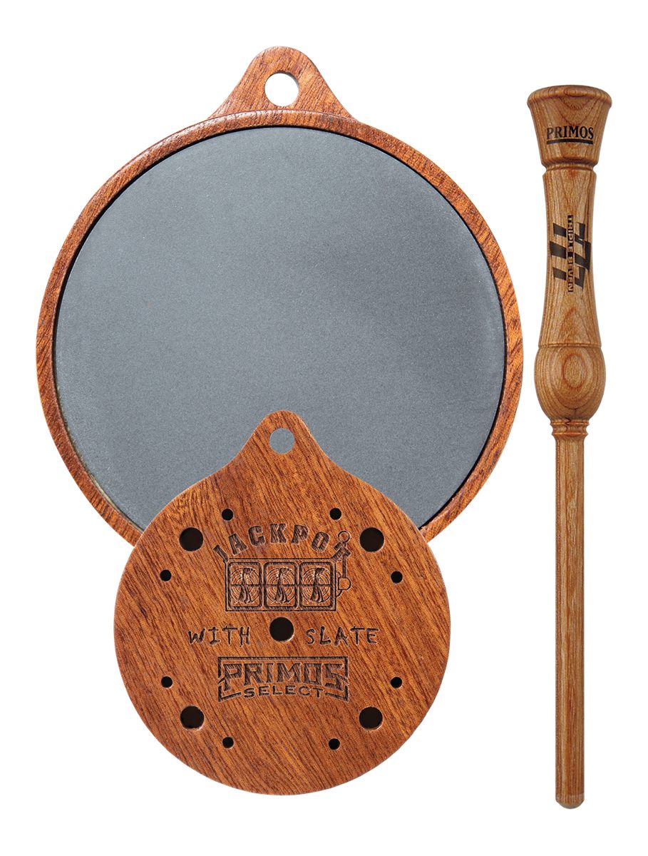 Primos 216 Jackpot Striker Call Turkey Sounds Gray/Natural Hardwood