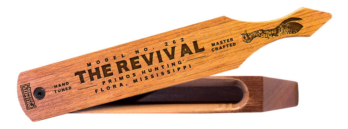 Primos PS262 Revival Box Call Attracts Turkeys Brown Wood