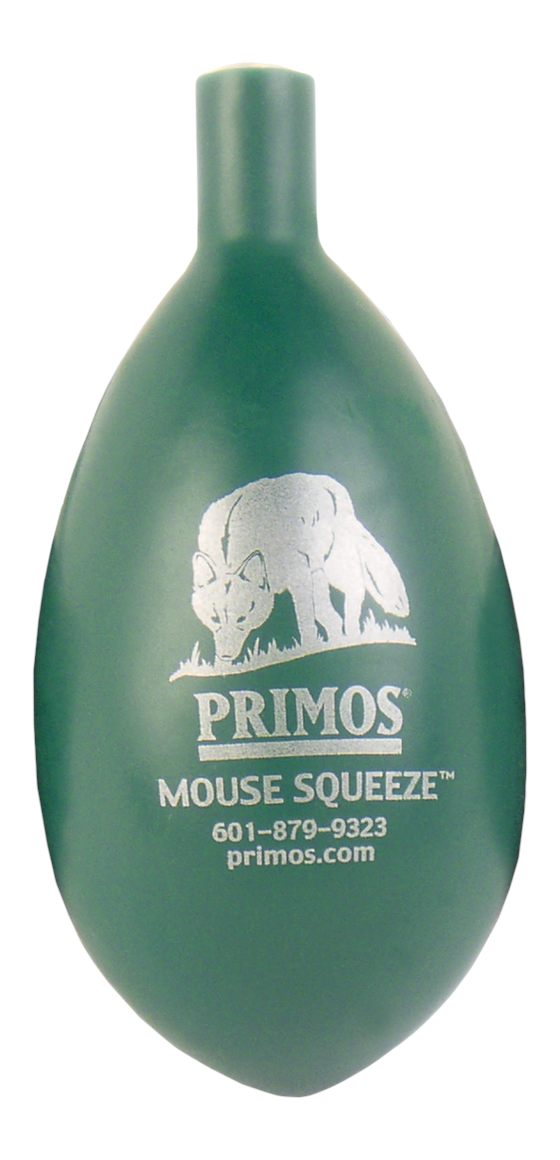 Primos 304 Mouse Squeeze Sounds Attracts Predators Green Rubber