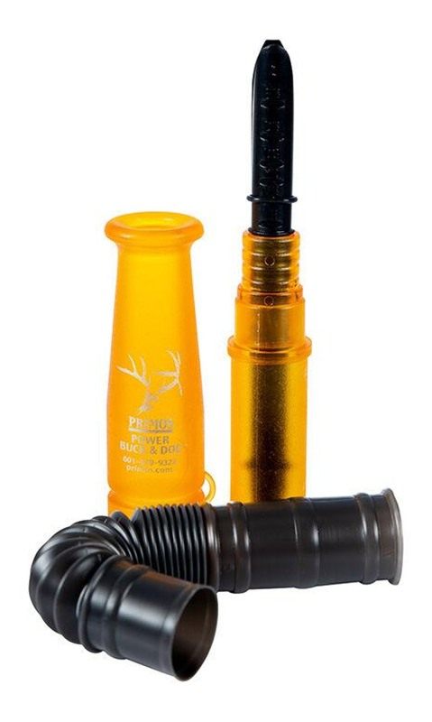 Primos 729 Power Grunter Call Single/Double Reed Attracts Deer Black/Gold P view 2