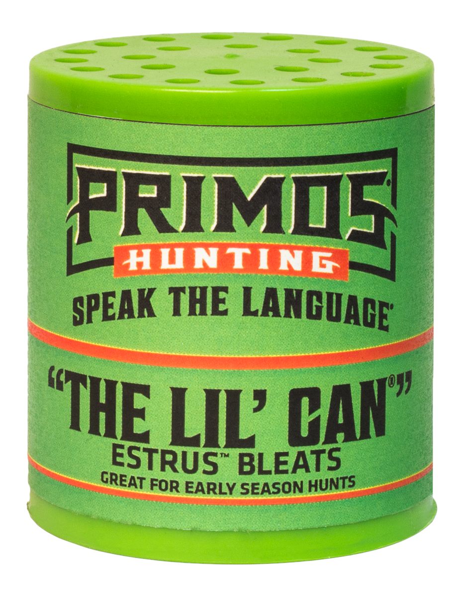 Primos 731 The Lil' Can Call Attracts Deer Green Plastic