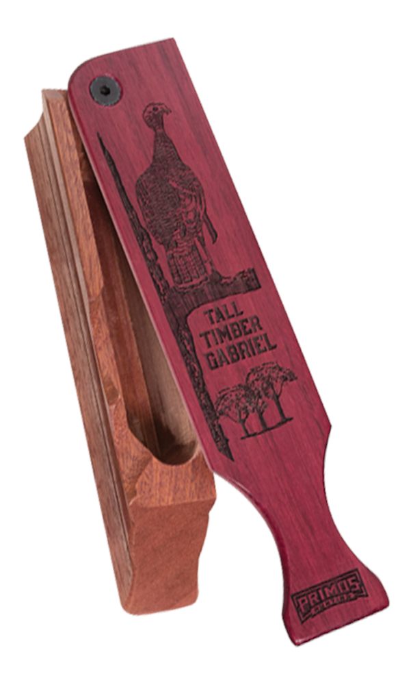 Primos 2915 Tall Timber Gabriel Box Call Attracts Turkeys Natural Wood