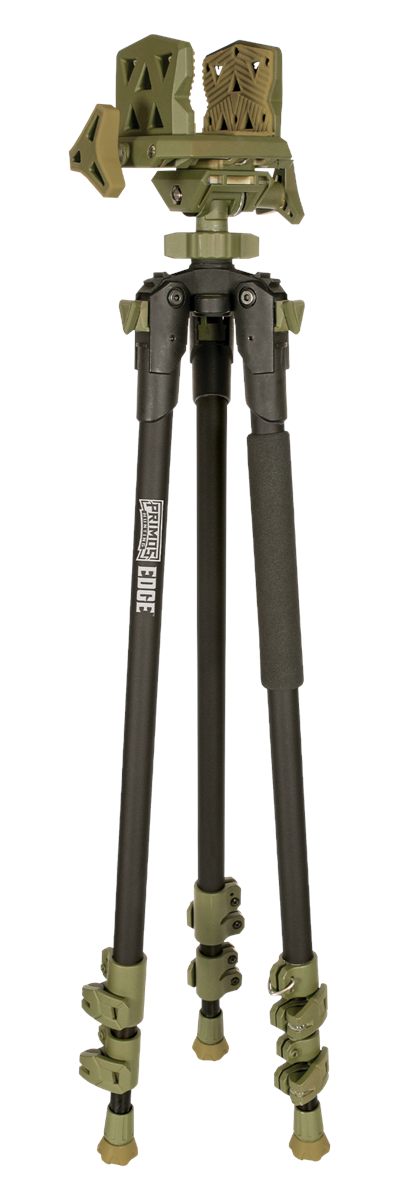 Primos 65831 Edge 31in-59in, Dark Earth with Black Legs, Gun Clamp Mount