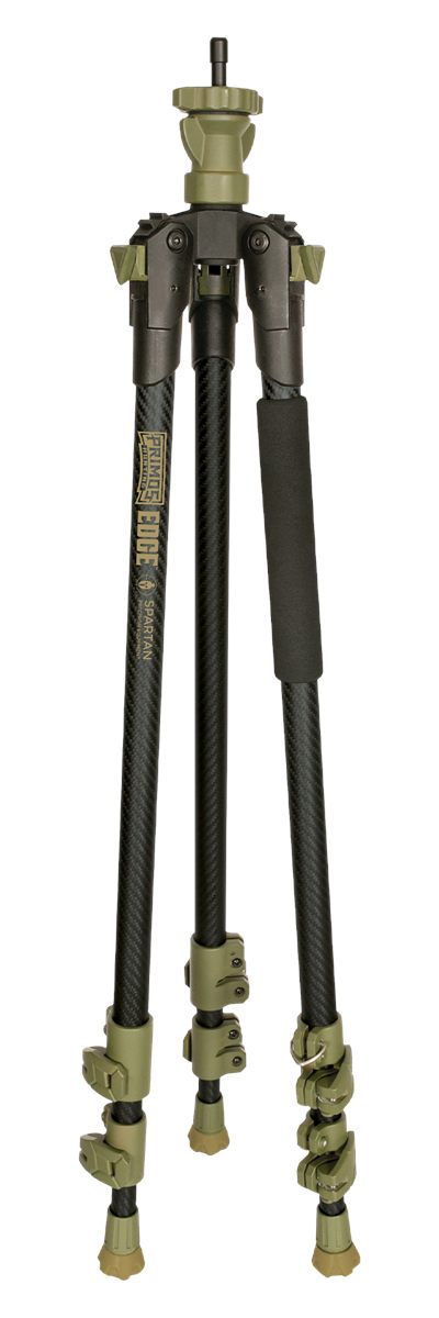 Primos 65832 Edge Dark Earth Carbon Fiber Legs, Spartan Precision Technolog