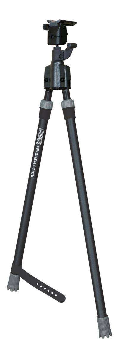 Primos 65826 Trigger Stick Bipod made of Steel with Black Gray Finish, QD S