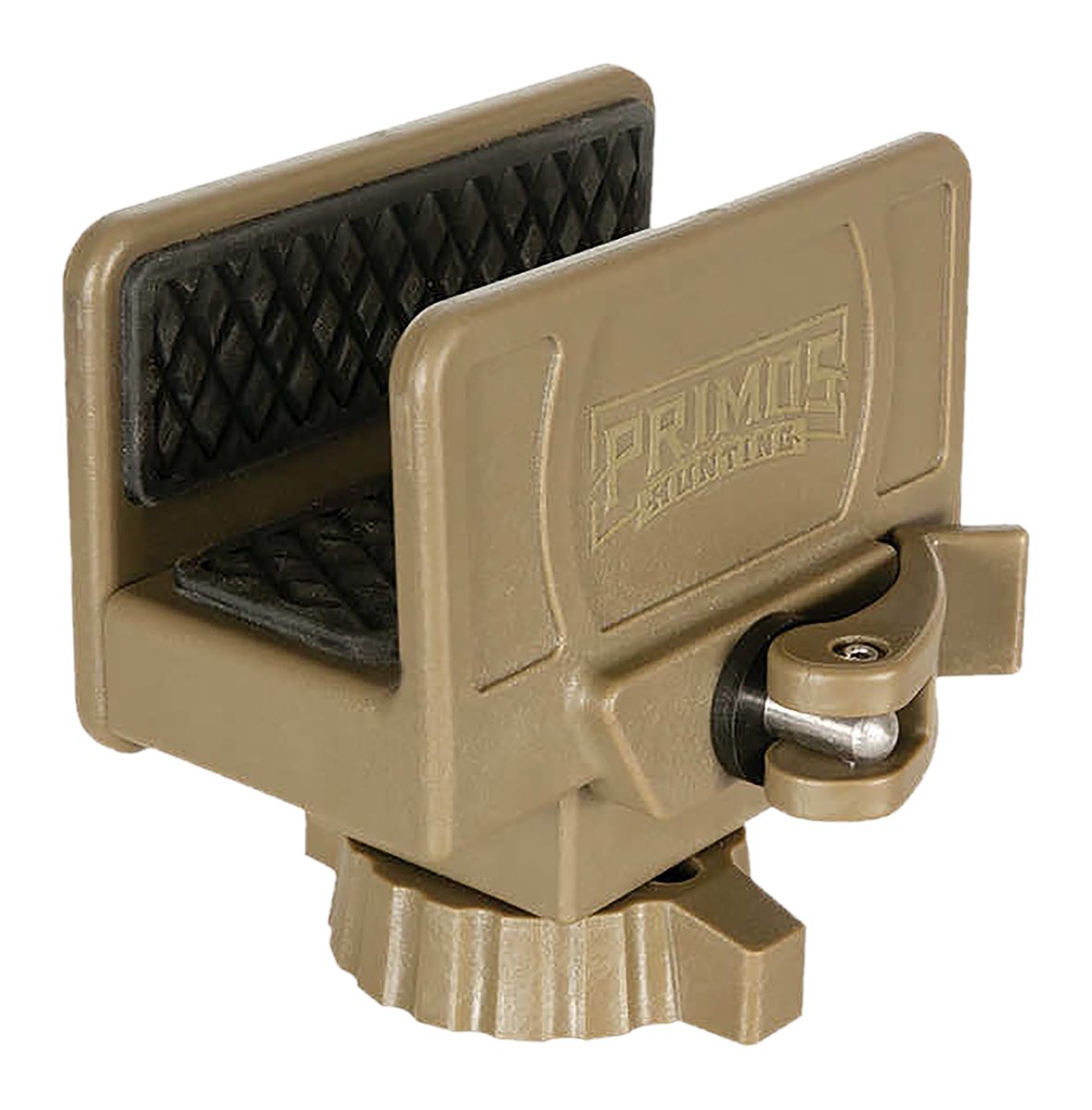 Primos 65901 Trigger Stick Gun Clamp For Apex Clamshell packaging.