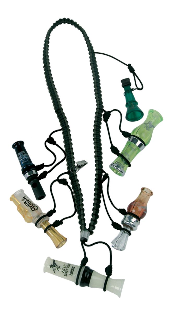 Primos 69628 Waterfowler's Call Lanyard Black Nylon