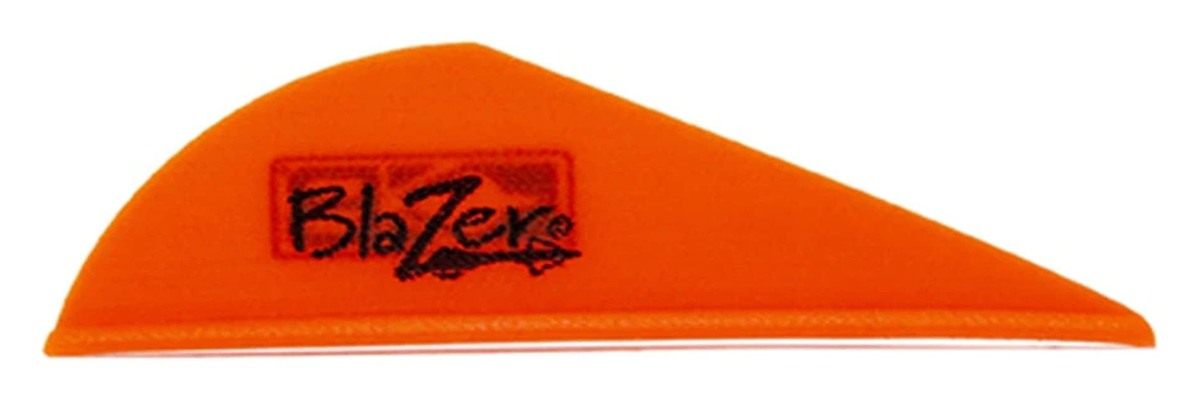 Bohning 10831NO2 Blazer Vanes 2-Inch, Neon Orange, 36-Pack