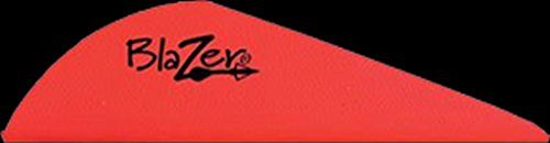Bohning Blazer Archery Vane (100-Pack), Neon Red, 2in view 2
