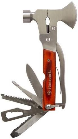 Stansport S/sport Emergency Camper's Multi-tool Axe Hammer Knife Saw Blades