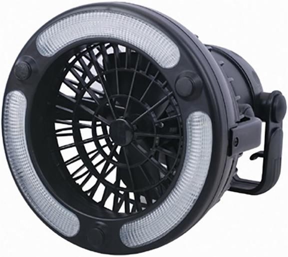 S/SPORT FAN/LANTERN COMBO  18 LED BULBS HANG HOOK FOR TENT 2D BAT (NOT INCLUDED)