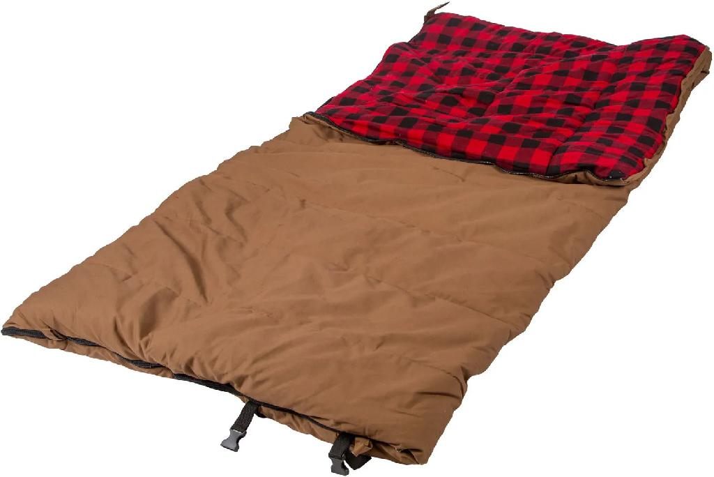 Stansport S/Sport 6LB Grizzly Sleeping BAG 39inX81in 10 Degree Canvas W/Fla