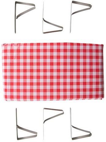 Stansport S/Sport Picnic Table Cloth W/Clamps (54inX72in 6 Clamps)