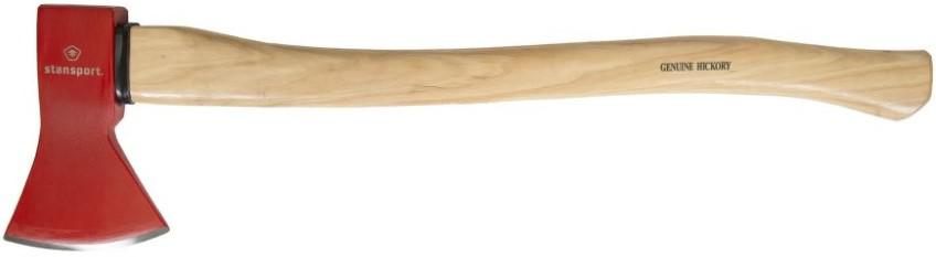 Stansport S/Sport 28in Wood Handle Camp AXE-Medium W/Carbon Steel Head