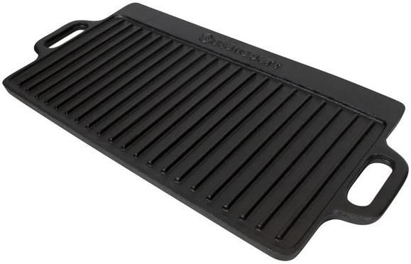Stansport S/Sport PRE-Seasoned Cast Iron Griddle 9in X 20in W/Reversible Co