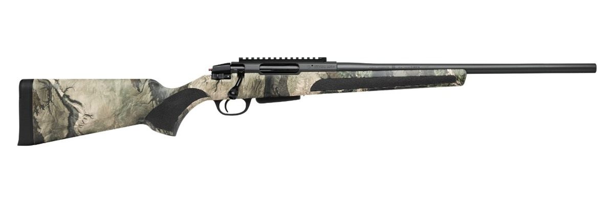 Savage Arms Stevens 19456 334 Bolt Action 243 Win 3+1 20in Camo/Dark Gray C view 2