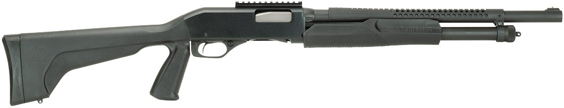 Savage Arms Stevens 19496 320 Security 12 Gauge 3in 5+1 18.50in Matte Black view 2