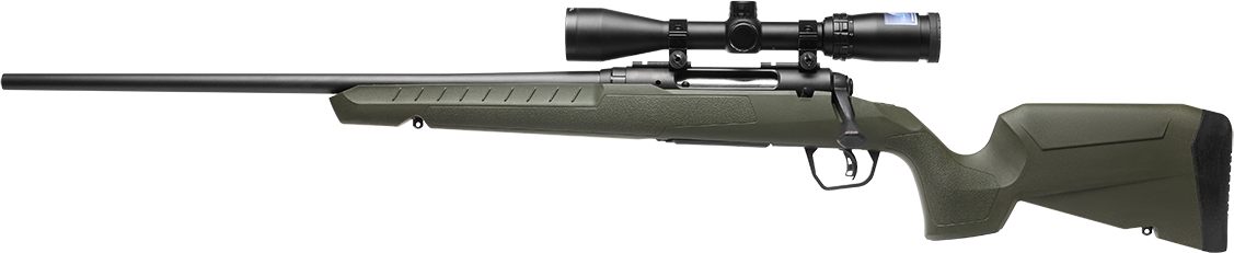 Savage Arms Axis 2 XP Combo Green Compact 350 Legend 4+1 18in Left Hand view 2