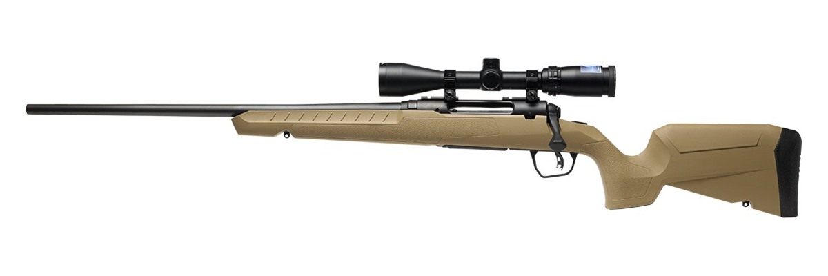 Savage Arms Axis 2 XP Combo FDE Compact 350 Legend 4+1 18in Left Hand