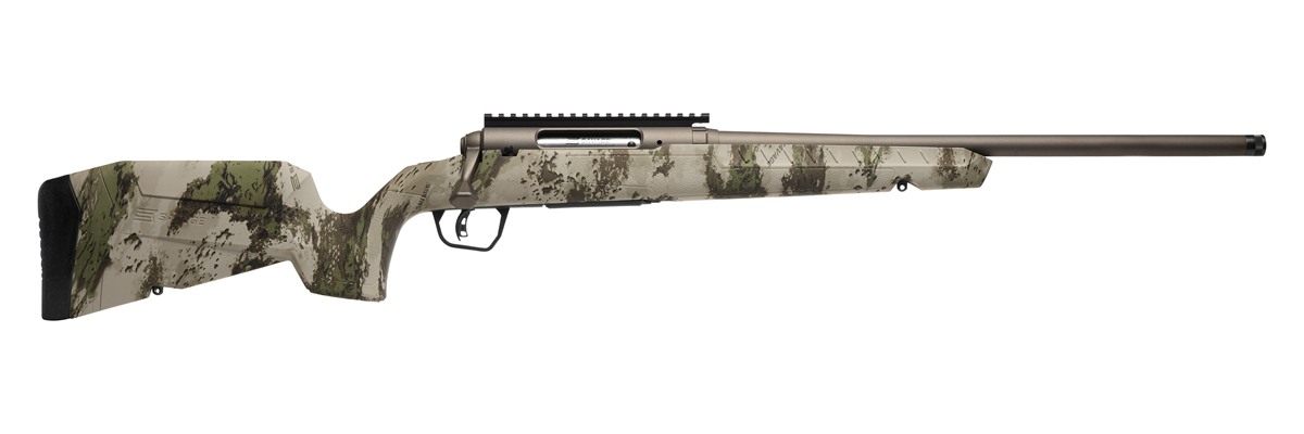 Savage Arms Axis 2 Pro Woodland Camo Compact Rifle 6mm ARC 4rd Capacity 20i