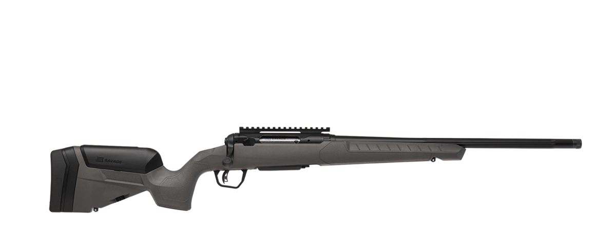 Savage Arms 32424 110 Trailblazer 7mm Rem Mag 3+1 22in Fluted Barrel, Flat view 2