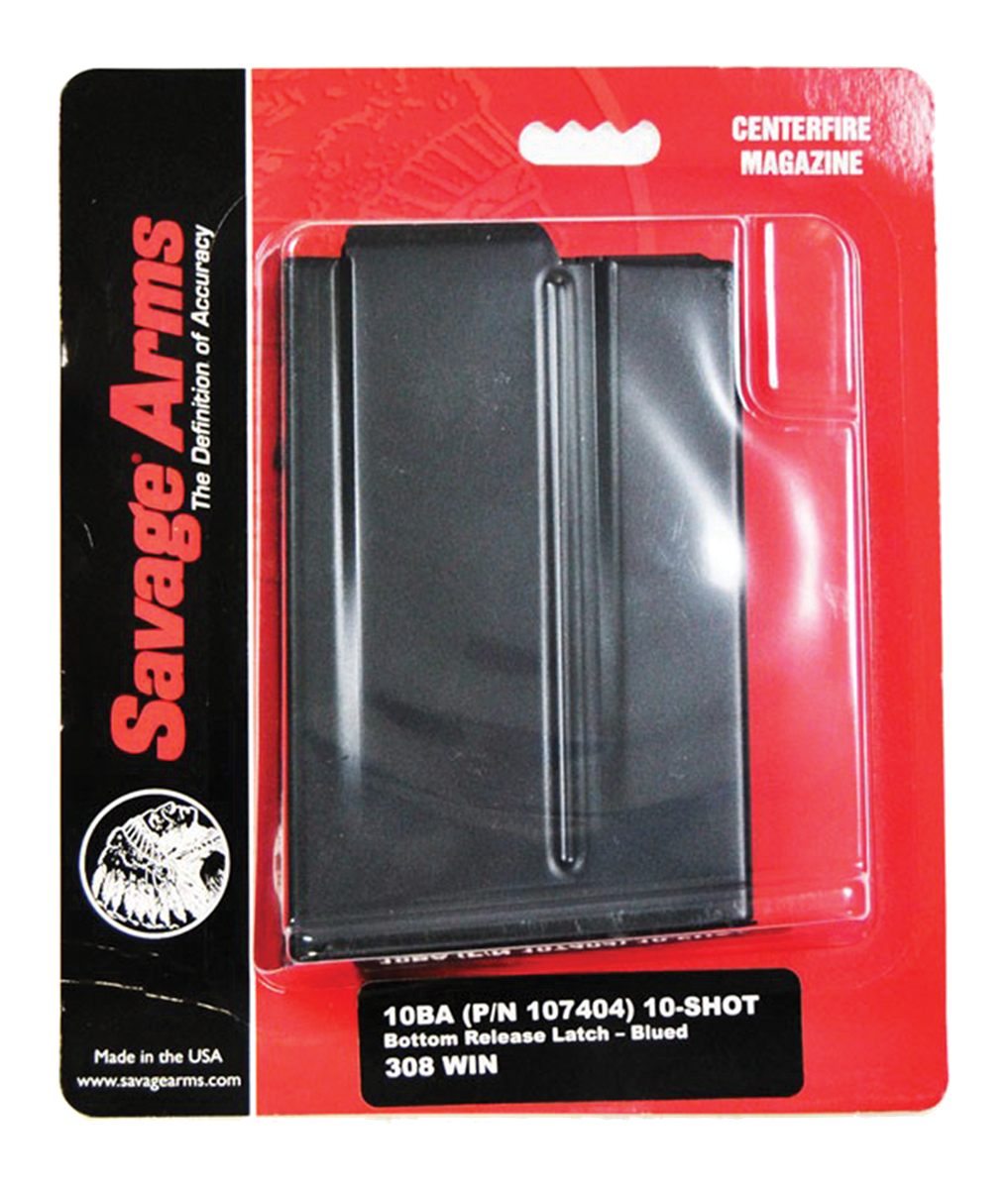 Savage Arms 55183 10BA Blued Detachable 10rd for 6.5 Creedmoor, 308 Win Ste