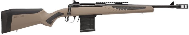 Savage 110 Scout 308WIN 16.5in Black/FDE