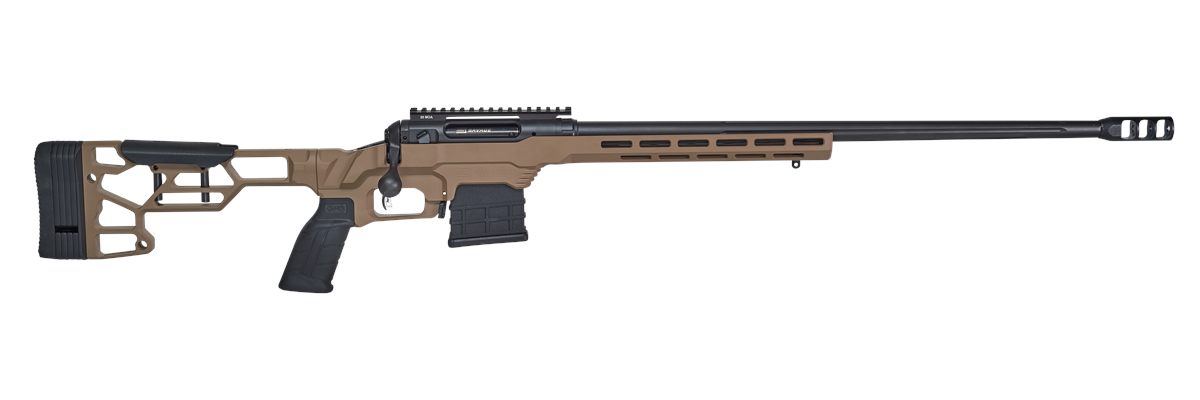 Savage Arms 57563 110 Precision 308 Win 10+1 20in, Matte Black Rec/Barrel