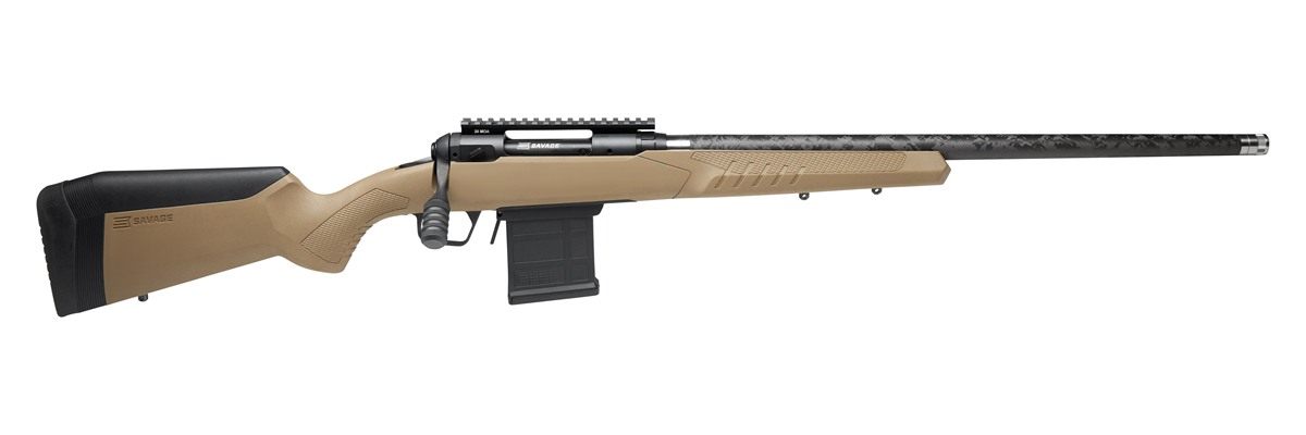 Savage Arms 57941 110 Carbon Tactical 308 Win 10+1 22in Fiber Wrapped Barre