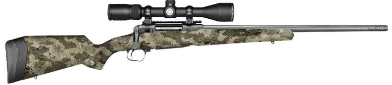 Savage 110 Woodland Hunter XP 450BM 22in Tungsten/Camo