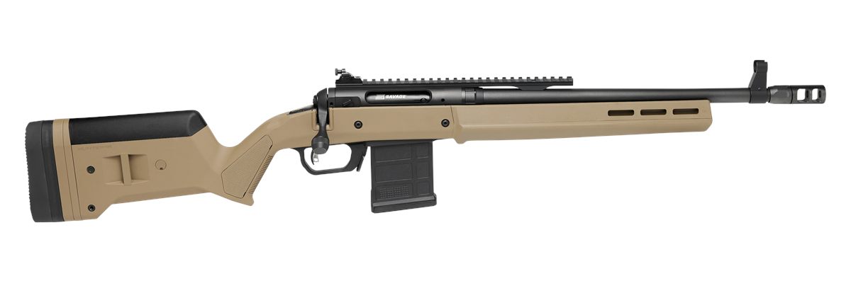 Savage Arms 58190 110 Scout Full Size 300 Blackout 10+1 16.50in Flat Dark E