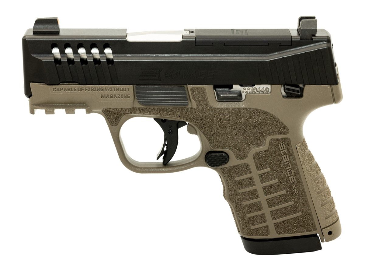 Savage Arms 67056 Stance XR 9mm 13+1 3.20in Natural Black Nitride Ported St