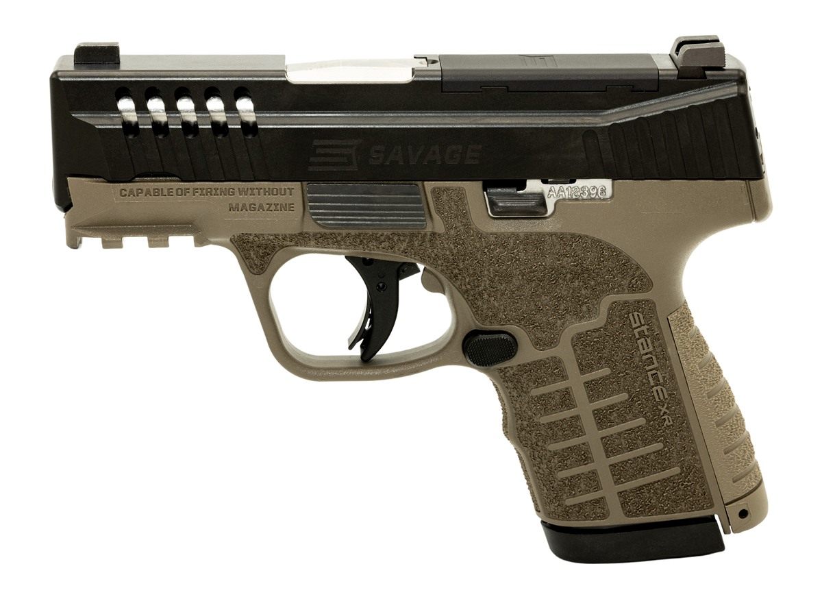 Savage Arms 67064 Stance XR 9mm 13+1 3.20in Natural Black Nitride Ported St