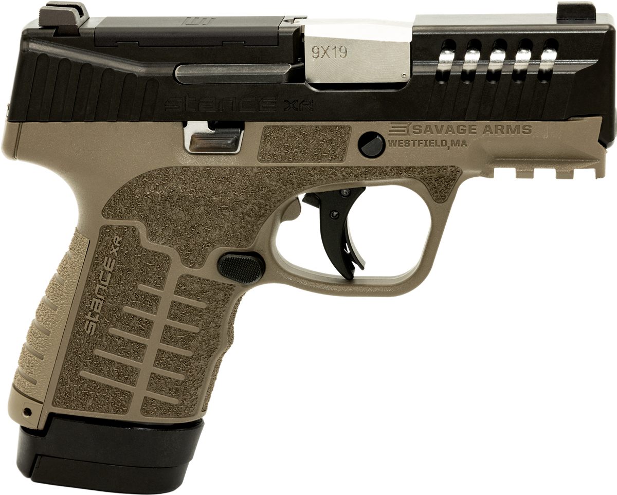 Savage Arms 67064 Stance XR 9mm 13+1 3.20in Natural Black Nitride Ported St view 2