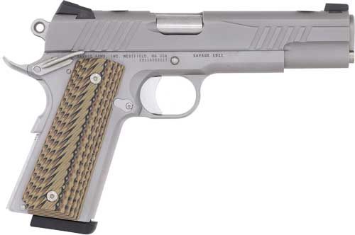 Savage Arms 67202 1911 Government 45 ACP 8+1 5in Stainless Steel Target Cro view 4