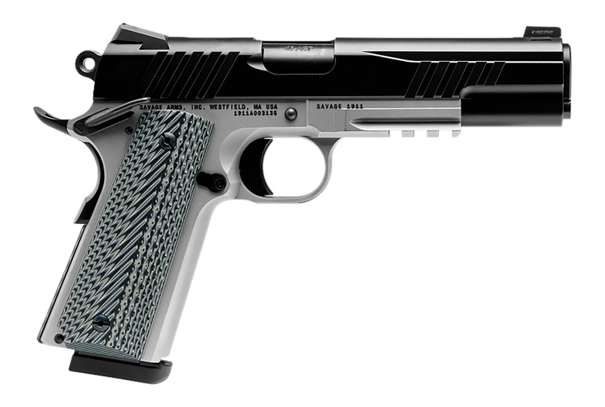 Savage Arms 67208 1911 Government 9mm Luger 10+1 5in Black Stainless Steel view 2