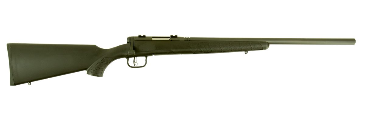 Savage Arms 96975 B.MAG 17 WSM 8+1 22in Matte Black Heavy Barrel, Drilled T