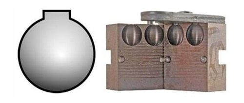 Lyman Round Ball Mould - Double Cavity .451in