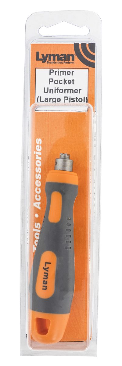 Lyman Large Pistol Primer Pocket Uniformer,Black