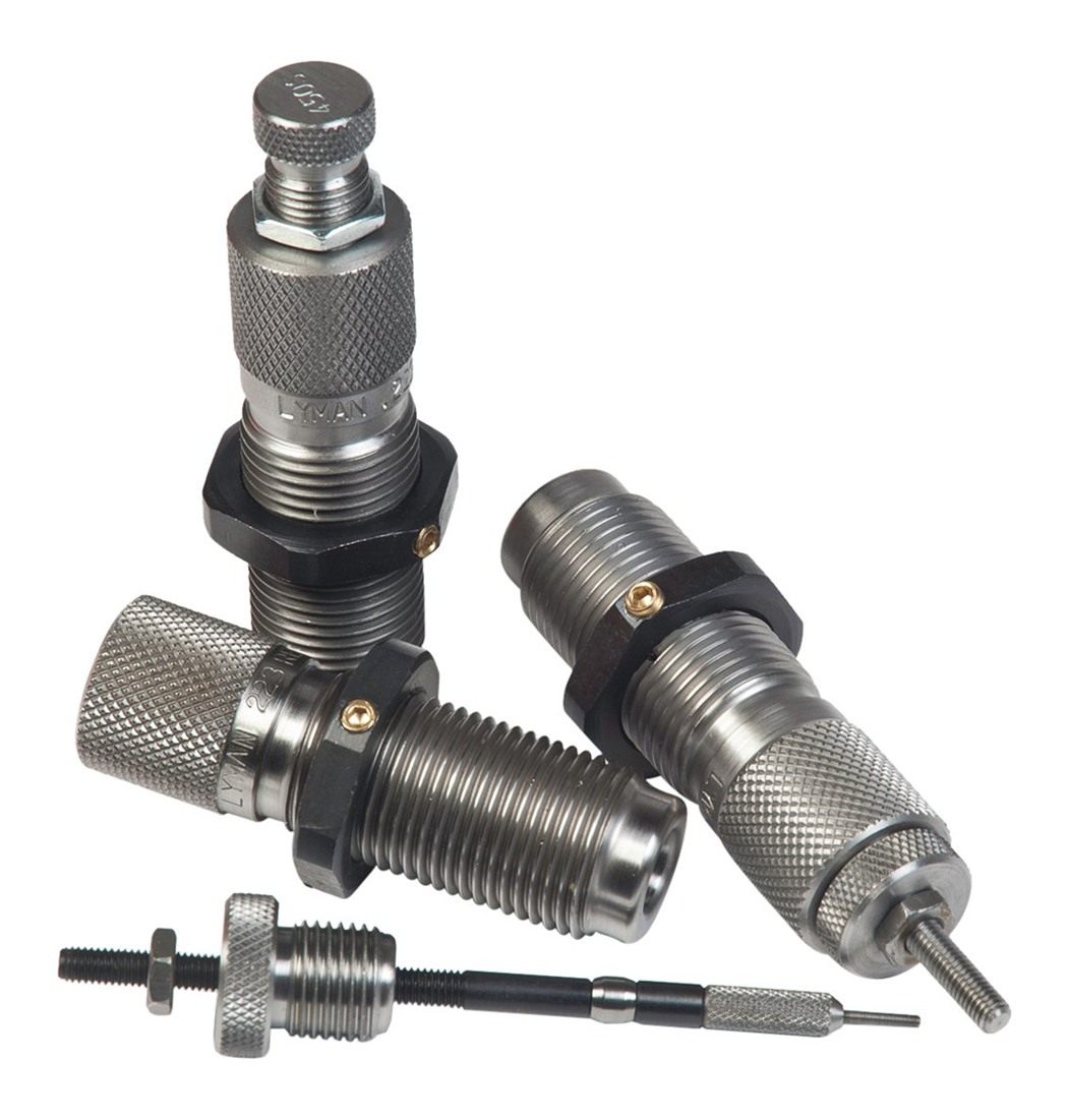 Lyman 223 Rem Carbide Deluxe Rifle 3 Die Set (5.56-mm) Gray