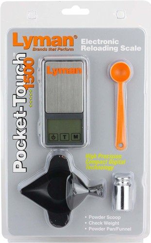 Lyman Pocket Touch 1500 Scale Kit with Powder Pal Funnel Pan Handy Scoop view 4