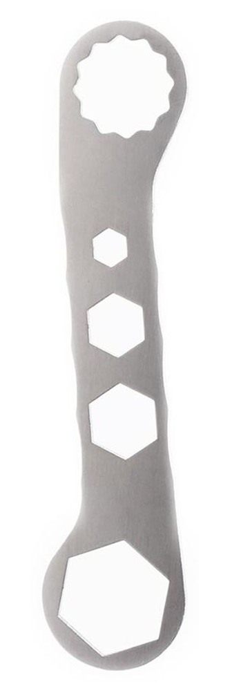 Lyman 7631250 Brass Smith Die Wrench Silver Stainless Steel view 3
