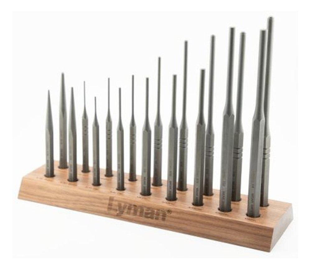 Lyman Armorers 18 Piece Hex Punch Set with Stand view 2