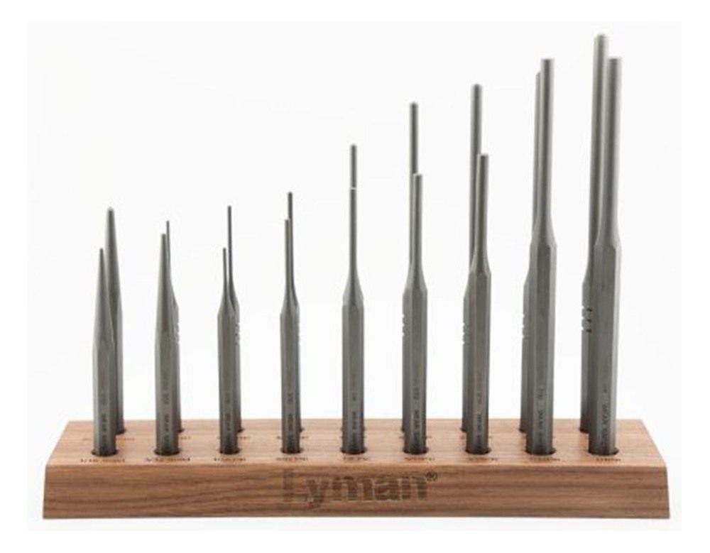 Lyman Armorers 18 Piece Hex Punch Set with Stand view 3