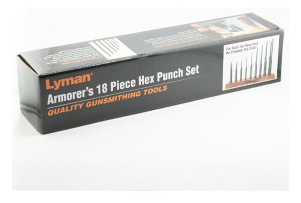 Lyman Armorers 18 Piece Hex Punch Set with Stand view 4