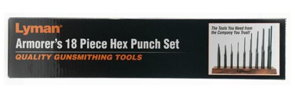 Lyman Armorers 18 Piece Hex Punch Set with Stand view 5